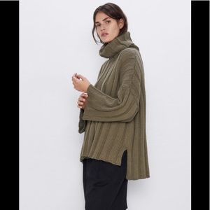 ZARA oversized sweater soft feel conscious line